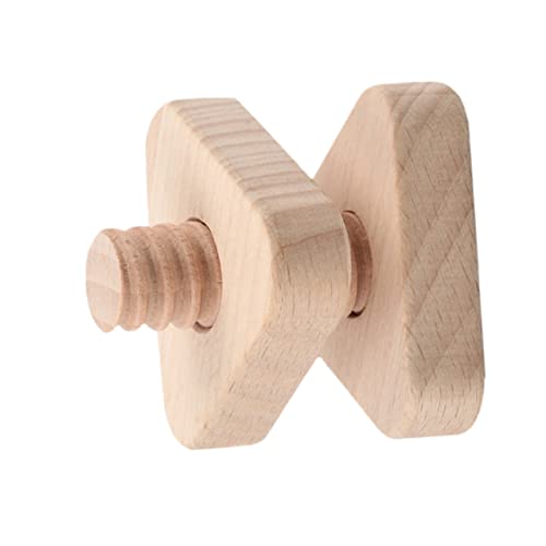 NOLITOY Bausteine mit geometrischer Form Kleinkindspielzeug Nuss-Montage- zum Bauen für Kleinkinder Bauen -Schraubpuzzle- hölzern NOLITOY Bausteine mit geometrischer Form Kleinkindspielzeug Nuss-Montage- zum Bauen für Kleinkinder Bauen -Schraubpuzzle- hölzern von NOLITOY