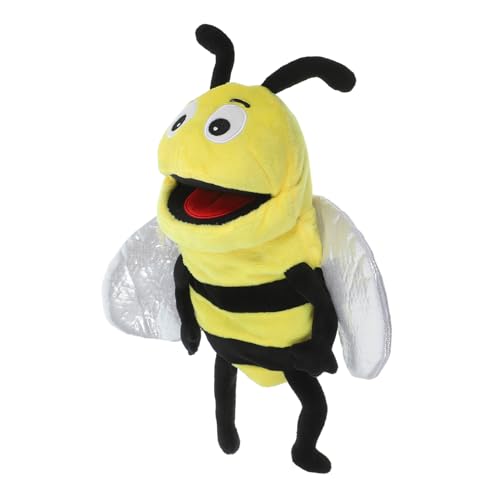NOLITOY Biene Handpuppe tierisches Plüschtier Interaktives Simulation Tiermodell Cartoonpuppe Handpuppe aus Stoff mit Tiermotiv Puppen Lernspielzeug PP Baumwolle NOLITOY Biene Handpuppe tierisches Plüschtier Interaktives Simulation Tiermodell Cartoonpuppe Handpuppe aus Stoff mit Tiermotiv Puppen Lernspielzeug PP Baumwolle von NOLITOY