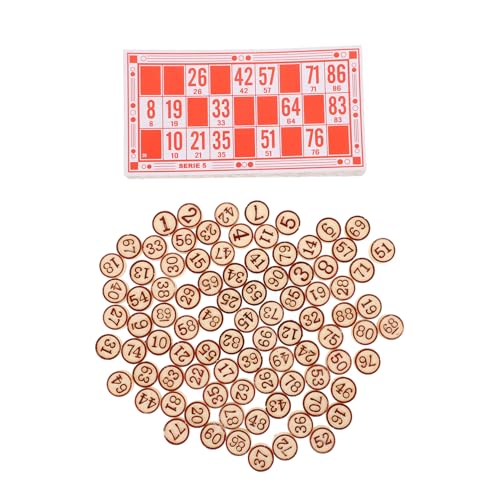 NOLITOY Bingo brettspiel Holz Zahlenschach Spielsteine Kompakt Leicht Tragbar Reusable Für Familien Party Unterhaltung NOLITOY Bingo brettspiel Holz Zahlenschach Spielsteine Kompakt Leicht Tragbar Reusable Für Familien Party Unterhaltung von NOLITOY
