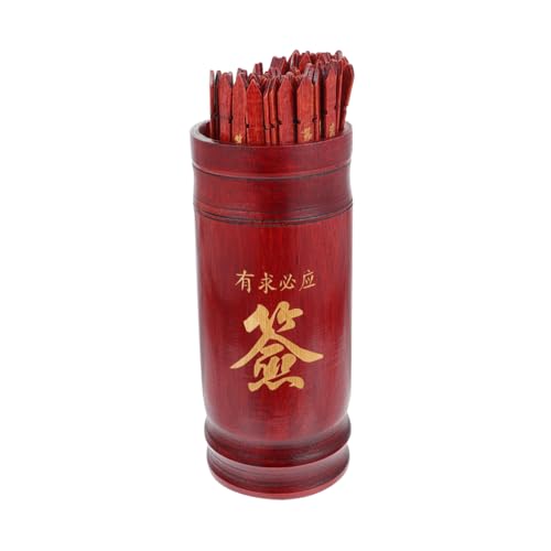 NOLITOY Buddhistische Divinationsstäbchen Einzigartiges Chinesisches Wahrsagespiel für Zuhause Büro Tempel Tragbar Interaktiv Unterhaltsam mit Stäbchen und Anleitung NOLITOY Buddhistische Divinationsstäbchen Einzigartiges Chinesisches Wahrsagespiel für Zuhause Büro Tempel Tragbar Interaktiv Unterhaltsam mit Stäbchen und Anleitung von NOLITOY