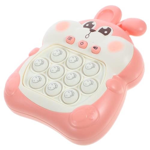 NOLITOY Bunny Push Schnelles Push Puzzlespiel mit Licht Handheld Reaktionsspiel für Mädchen Pädagogisches Stressabbau Rosa Multifunktional NOLITOY Bunny Push Schnelles Push Puzzlespiel mit Licht Handheld Reaktionsspiel für Mädchen Pädagogisches Stressabbau Rosa Multifunktional von NOLITOY