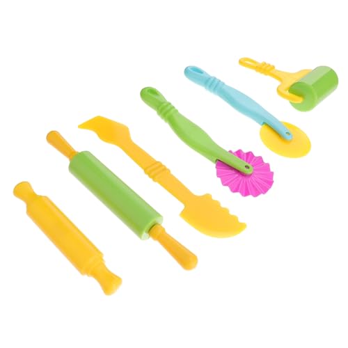 NOLITOY Buntes Knetwerkzeug Clay Tools Kit für Kreatives Modellieren Sicherer Kunststoff zum Schneiden Formen Prägen Pädagogisches für Kleinkinder NOLITOY Buntes Knetwerkzeug Clay Tools Kit für Kreatives Modellieren Sicherer Kunststoff zum Schneiden Formen Prägen Pädagogisches für Kleinkinder von NOLITOY