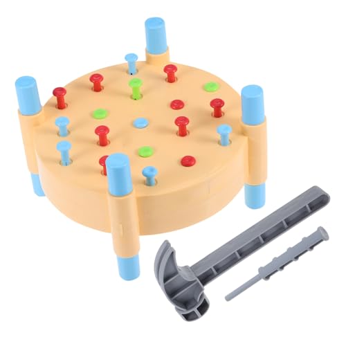 NOLITOY Buntes Montessori Hammerbank für Kleinkinder Interaktives Hämmer Spiel Motorik und Hand Auge koordination Pädagogisches Lernspiel für Frühe Entwicklung NOLITOY Buntes Montessori Hammerbank für Kleinkinder Interaktives Hämmer Spiel Motorik und Hand Auge koordination Pädagogisches Lernspiel für Frühe Entwicklung von NOLITOY