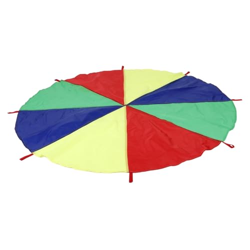 NOLITOY Buntes Regenbogen Spielzelt mit Griffen Robustes Outdoor Kooperationsspielzeug für Fördert Zusammenarbeit und Soziale Fähigkeiten bei Kindergarten und Turnaktivitäten NOLITOY Buntes Regenbogen Spielzelt mit Griffen Robustes Outdoor Kooperationsspielzeug für Fördert Zusammenarbeit und Soziale Fähigkeiten bei Kindergarten und Turnaktivitäten von NOLITOY