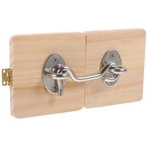 NOLITOY Busy Board DIY Türverriegelung Zubehör Holzspielzeug für Kleinkinder Feinmotorik Lernspielzeug Montessori Sensorisches Activity Toy für Ab Jahr von NOLITOY
