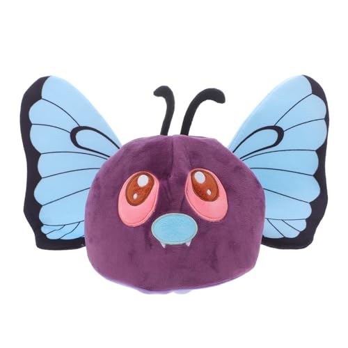 NOLITOY Cartoon Schmetterling Kopfschmuck Plüsch Mütze mit Antennen Halloween Kostüm Accessoire für Cheerleading Fotoshooting Party Cosplay von NOLITOY