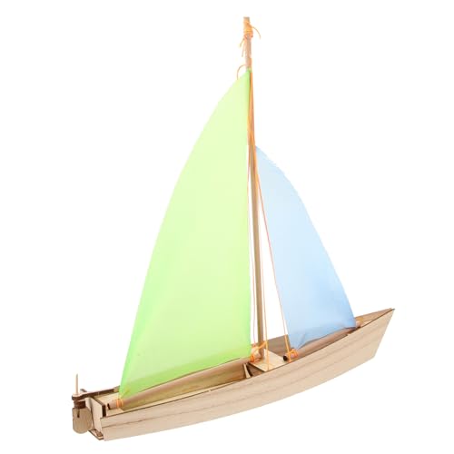 NOLITOY DIY Holz Segelboot Bausatz Segelboot Modellbau für Kreatives Bastelset Motorischen Fähigkeiten und Vorstellungskraft Vorgefertigter Holzstücke und Stoffsegel NOLITOY DIY Holz Segelboot Bausatz Segelboot Modellbau für Kreatives Bastelset Motorischen Fähigkeiten und Vorstellungskraft Vorgefertigter Holzstücke und Stoffsegel von NOLITOY