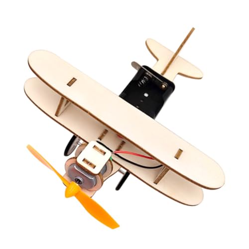 NOLITOY DIY Holzflugzeug Modell Bausatz Hochwertiges Holzmaterial Manuelles Zusammenbauen Pädagogisches für Kreatives Geschenk für Jungen und Mädchen Nachhaltiges Lernspielzeug von NOLITOY