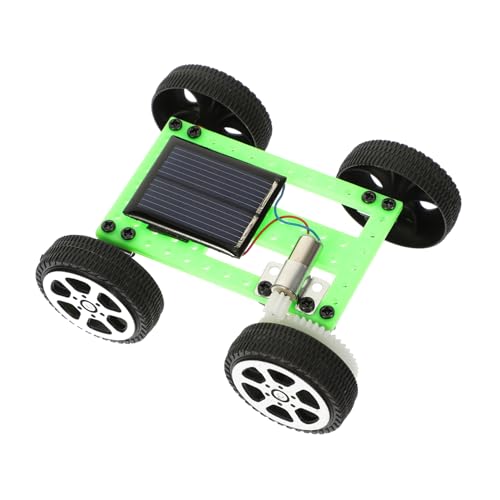 NOLITOY DIY Solar Auto Modell Bausatz für Solar Betriebener Fahrzeug Bausatz Wissenschaftliches Experiment Einfach Zusammenzubauen Pädagogisches Power Car Kit Grün von NOLITOY