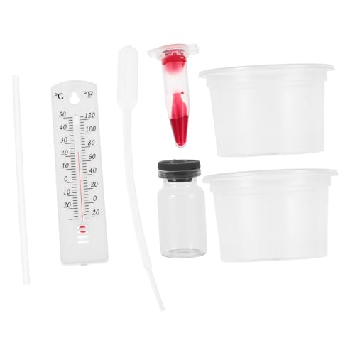 NOLITOY DIY Thermometer für Wissenschaftliches Experimentier Kit Kreativität und Problemlösungsfähigkeiten für Zuhause und Schule Lehren von Thermischer Ausdehnung und Kontraktion von NOLITOY