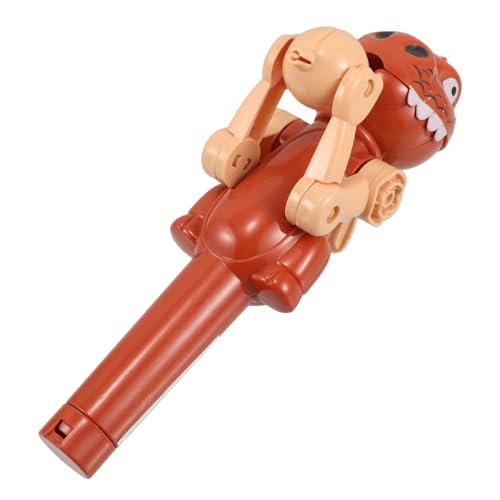NOLITOY Dinosaurier Lutscherhalter für Kreatives Roboterspielzeug Dinosaurierform für Halloween und Spaß Süßigkeitenaufbewahrung Braun NOLITOY Dinosaurier Lutscherhalter für Kreatives Roboterspielzeug Dinosaurierform für Halloween und Spaß Süßigkeitenaufbewahrung Braun von NOLITOY