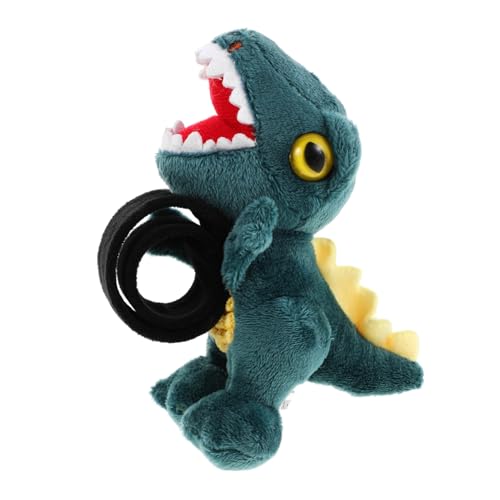 NOLITOY Dinosaurier Plüschspielzeug und Motorrad Anhänger Süßes Dino Kuscheltier für Jungen und Mädchen Kreative Dekoration für Motorräder Einzigartiges für Tierpartys Strapazierfähig und von NOLITOY