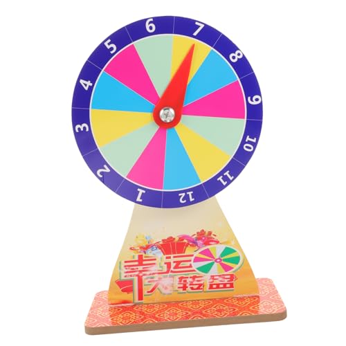 NOLITOY Drehbares Spielrad mit Ständer DIY Partyspiel für Erwachsene und Tischdrehkreuz für Gewinnspiele Karneval Messen und Feierlichkeiten NOLITOY Drehbares Spielrad mit Ständer DIY Partyspiel für Erwachsene und Tischdrehkreuz für Gewinnspiele Karneval Messen und Feierlichkeiten von NOLITOY