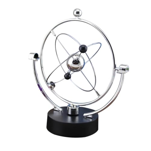 NOLITOY Elektronisches Perpetual Motion Schreibtischspielzeug Automatisches Metallisches Planetenmodell Kinetische Wissenschaftsdekoration für Büro und Zuhause Schwingende Orbitalkunst NOLITOY Elektronisches Perpetual Motion Schreibtischspielzeug Automatisches Metallisches Planetenmodell Kinetische Wissenschaftsdekoration für Büro und Zuhause Schwingende Orbitalkunst von NOLITOY