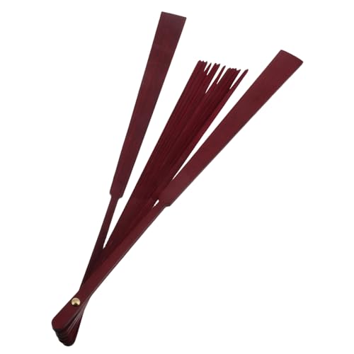 NOLITOY Faltbarer Vintage Fächerrahmen aus Leichtem Holz Stabiles DIY Bastelset für Fächer Faltbare Fächerknochen Zubehör für Hochzeit und Individuelle Gestaltung von NOLITOY