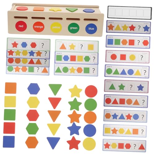 NOLITOY Farbenfrohes Holzformensortierspielzeug für Kleinkinder Jahre Lustiges Sensorisches Lernspiel Feinmotorik Hand Auge Koordination und Farberkennung Robustes Montessori NOLITOY Farbenfrohes Holzformensortierspielzeug für Kleinkinder Jahre Lustiges Sensorisches Lernspiel Feinmotorik Hand Auge Koordination und Farberkennung Robustes Montessori von NOLITOY