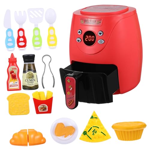 NOLITOY Farbwechselnde Air Fryer Spielküche aus Robustem Abs Kindgerechte mit Spiellebensmitteln Fördert Feinmotorik und Fantasie für Kleinkinder und Ab Jahren NOLITOY Farbwechselnde Air Fryer Spielküche aus Robustem Abs Kindgerechte mit Spiellebensmitteln Fördert Feinmotorik und Fantasie für Kleinkinder und Ab Jahren von NOLITOY