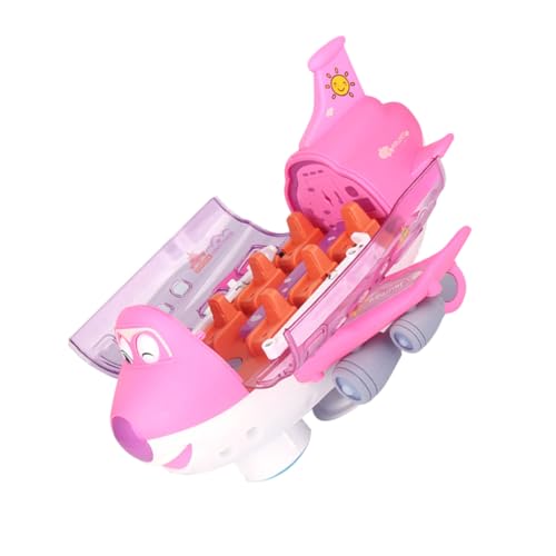 NOLITOY Flugzeugspielzeug mit Musik und Licht Interaktives Lernspielzeug für Kleinkinder Vorstellungskraft und Kommunikation Drehendes Passagierflugzeug ohne Batterien NOLITOY Flugzeugspielzeug mit Musik und Licht Interaktives Lernspielzeug für Kleinkinder Vorstellungskraft und Kommunikation Drehendes Passagierflugzeug ohne Batterien von NOLITOY