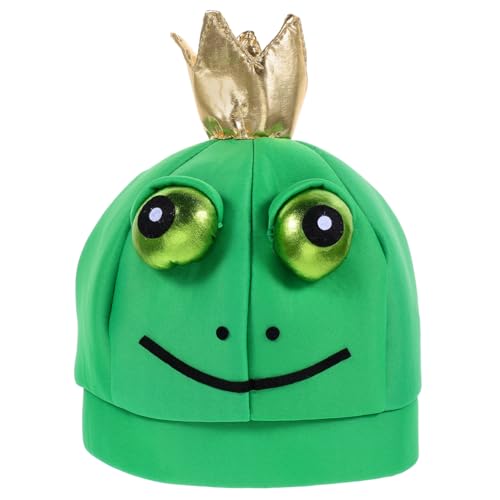 NOLITOY Frosch Kostüm Mütze Frosch Kapuze Schalkappe Einzigartiges Design Für Halloween Karneval Erwachsene Party Tier Kopfputz von NOLITOY