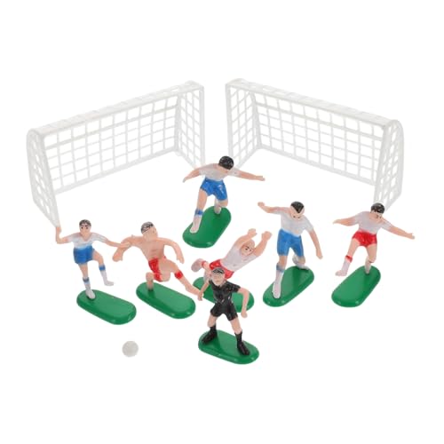 NOLITOY Fußball Kuchen Deko mit Miniatur und Tor Fußball Kunststoff Figuren für Geburtstag Party Dekoration und Sport Motto Feier NOLITOY Fußball Kuchen Deko mit Miniatur und Tor Fußball Kunststoff Figuren für Geburtstag Party Dekoration und Sport Motto Feier von NOLITOY