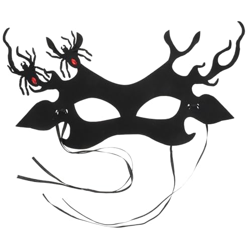 NOLITOY Geweih Spinnenmaske Neopren Maske Indoor Spinne Rahmenlose Maske Abdeckmaske Gesichtsmaske Tauchmaske Gesicht Halloween Cosplay Masken Krabbelspinne Rätseljäger NOLITOY Geweih Spinnenmaske Neopren Maske Indoor Spinne Rahmenlose Maske Abdeckmaske Gesichtsmaske Tauchmaske Gesicht Halloween Cosplay Masken Krabbelspinne Rätseljäger von NOLITOY