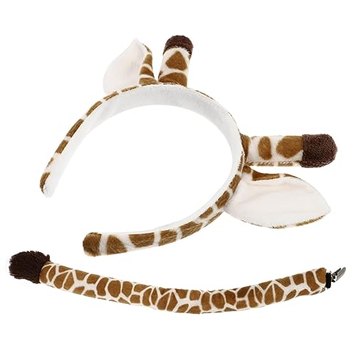 NOLITOY Giraffe Kostümset mit Ohr Haarband und Cosplay Requisite für Mottoparty und Halloween NOLITOY Giraffe Kostümset mit Ohr Haarband und Cosplay Requisite für Mottoparty und Halloween von NOLITOY