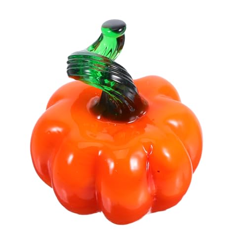 NOLITOY Glaskürbis - Mini-kristallkürbisfiguren, Briefbeschwerer Für Den Schreibtisch, Glasfruchtornament Für Die Herbsternte, Thanksgiving, Halloween NOLITOY Glaskürbis - Mini-kristallkürbisfiguren, Briefbeschwerer Für Den Schreibtisch, Glasfruchtornament Für Die Herbsternte, Thanksgiving, Halloween von NOLITOY