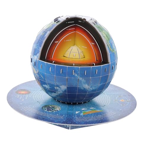 NOLITOY Globe Puzzle für Ab Jahren Papiermodell Erde Struktur DIY Bausatz Pädagogisches Puzzle Vorstellungskraft und Hand Auge koordination NOLITOY Globe Puzzle für Ab Jahren Papiermodell Erde Struktur DIY Bausatz Pädagogisches Puzzle Vorstellungskraft und Hand Auge koordination von NOLITOY