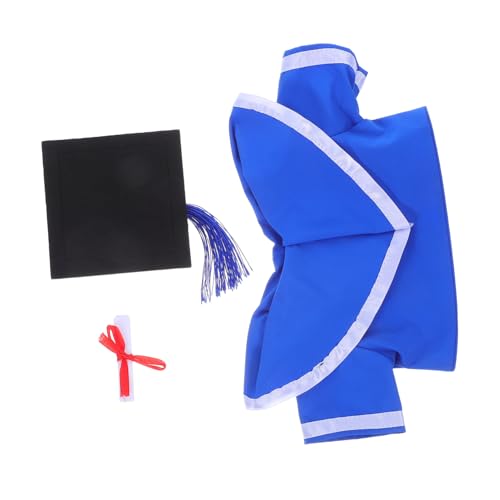 NOLITOY Graduationskostüm für Stoffbär Weiches Strapazierfähiges Abschlusskleid mit Hut und Quaste Vielseitiges Outfit für Plüschtiere und Puppen zur Abschlussfeier und Dekoration NOLITOY Graduationskostüm für Stoffbär Weiches Strapazierfähiges Abschlusskleid mit Hut und Quaste Vielseitiges Outfit für Plüschtiere und Puppen zur Abschlussfeier und Dekoration von NOLITOY