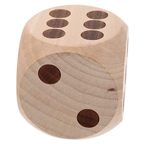 NOLITOY Große Holzwürfel Spielwürfel aus Massivem Holz Runde Ecken DIY Bastelprojekt für Lernspielzeug für Mathematik und Familienaktivitäten Langlebig und Sicher NOLITOY Große Holzwürfel Spielwürfel aus Massivem Holz Runde Ecken DIY Bastelprojekt für Lernspielzeug für Mathematik und Familienaktivitäten Langlebig und Sicher von NOLITOY