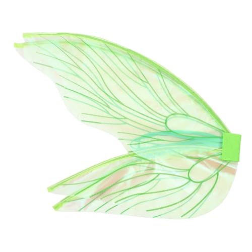 NOLITOY Grüne Elfenflügel Cosplay Kostüm für Damen und Mädchen Langlebige Dekorative Flügel für Halloween Party und Bühnenauftritte Einzigartiges Design Einfach zu Verstauen für von NOLITOY