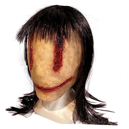 NOLITOY Gruselige Halloween Maske für Cosplay Horrormaske mit Schrecklichem Design Halloween Dekoration und Kostümpartys Leichtes und Bequemes Material Schauriger Look für Unvergessliche NOLITOY Gruselige Halloween Maske für Cosplay Horrormaske mit Schrecklichem Design Halloween Dekoration und Kostümpartys Leichtes und Bequemes Material Schauriger Look für Unvergessliche von NOLITOY