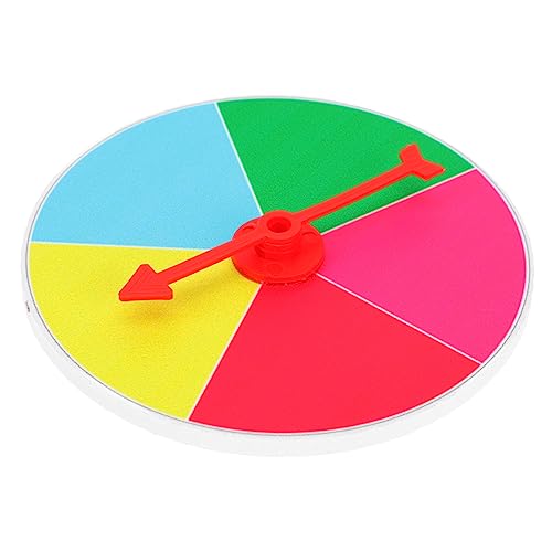 NOLITOY Hängendes Prize Wheel Leichtes Drehrades für Unterrichtsaktivitäten Tragbares mit Präzisem Zeiger Robustes Material für Partys von NOLITOY