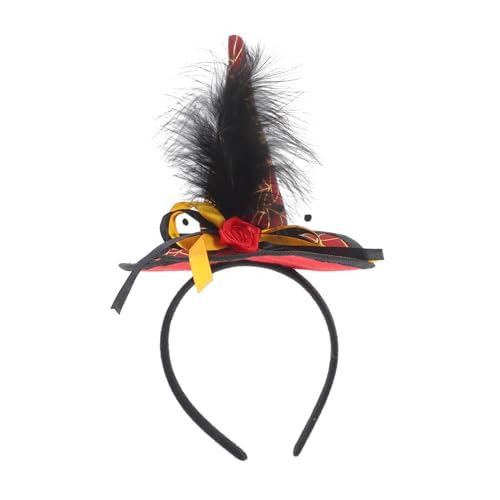 NOLITOY Halloween Hexenhut Haarband Cosplay Kopfschmuck für Halloween Party Wiederverwendbar Langlebig für Erwachsene Lustiges Zubehör für Festliche Anlässe von NOLITOY