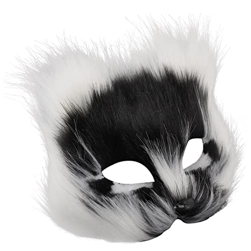NOLITOY Halloween-Maske Frauen Maskerade-Cosplay-Masken schwarze Einweg- Maskerade-Maske Maske im Füchse-Stil Kostümmasken Kleidung Fuchspelz Zubehör Requisiten Liebhaber von NOLITOY