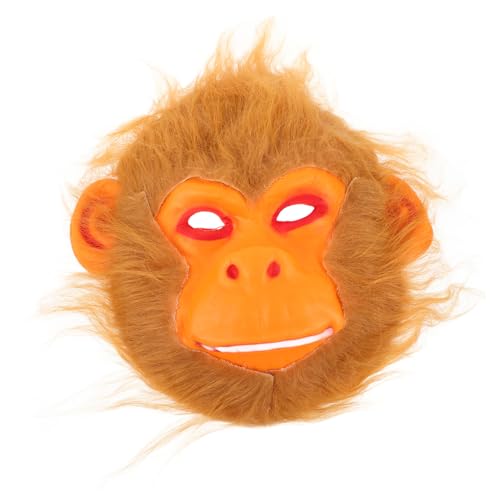 Gorilla-maske Gummiaffe Primas Maske Schaukel Für Erwachsene Halloween-requisite Halloween-maske Gruselige Affenmaske Mam Flasche Affenkostümmaske Halloweenkostüm Hericium Bilden von NOLITOY