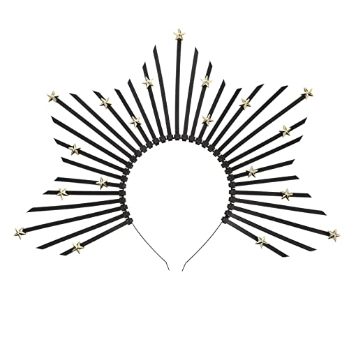 NOLITOY Halo-stirnband Mädchen Paillette Göttin Diademe Sonne Stirnband Kostüm Fee Göttin Stirnband Flügel Kind Zubehör Dame Himmlisch Erwachsene Krone Halloween Wickeln Schwarz Plastik NOLITOY Halo-stirnband Mädchen Paillette Göttin Diademe Sonne Stirnband Kostüm Fee Göttin Stirnband Flügel Kind Zubehör Dame Himmlisch Erwachsene Krone Halloween Wickeln Schwarz Plastik von NOLITOY