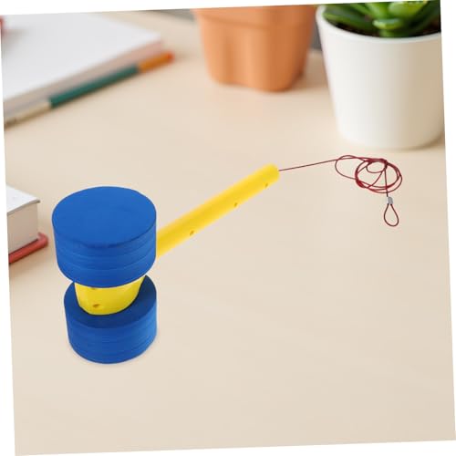 NOLITOY Hammer Interaktiver Kunststoffklöppel mit Ergonomischem Griff Doppelseitiger Blauer Mallet Robustes Design für Klassisches Maulwurfspiel für Spielzimmer und Familienunterhaltung von NOLITOY