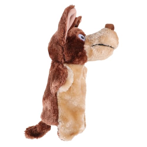 NOLITOY Handpuppe Wolf Tierfigur Interaktive Handspielpuppe für Kreatives Rollenspiel Feinmotorik und Vorstellungskraft NOLITOY Handpuppe Wolf Tierfigur Interaktive Handspielpuppe für Kreatives Rollenspiel Feinmotorik und Vorstellungskraft von NOLITOY