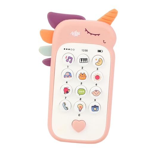 NOLITOY Handy für Junge Mädchen Pinkes Beißspielzeug Frühes Lernspielzeug mit Musikfunktion Multifunktionales Interaktives Telefon zum Motorischen Training Hand Auge koordination NOLITOY Handy für Junge Mädchen Pinkes Beißspielzeug Frühes Lernspielzeug mit Musikfunktion Multifunktionales Interaktives Telefon zum Motorischen Training Hand Auge koordination von NOLITOY
