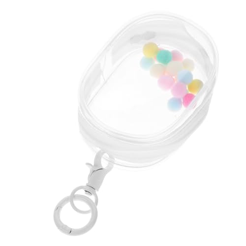 NOLITOY Hochtransparente PVC Puppentragetasche mit Schlüsselanhänger Runde Mini Puppen Display Tasche Doppelte Reißverschlüsse zur Präsentation und Aufbewahrung von Figuren Unterwegs NOLITOY Hochtransparente PVC Puppentragetasche mit Schlüsselanhänger Runde Mini Puppen Display Tasche Doppelte Reißverschlüsse zur Präsentation und Aufbewahrung von Figuren Unterwegs von NOLITOY