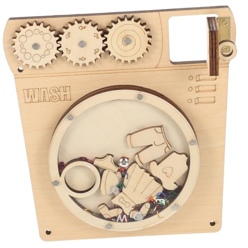 NOLITOY Holz Busy Board DIY Zubehör für Montessori Lernspielzeug Waschmaschine mit Pailletten für Sensorische Aktivität und Feinmotorik NOLITOY Holz Busy Board DIY Zubehör für Montessori Lernspielzeug Waschmaschine mit Pailletten für Sensorische Aktivität und Feinmotorik von NOLITOY