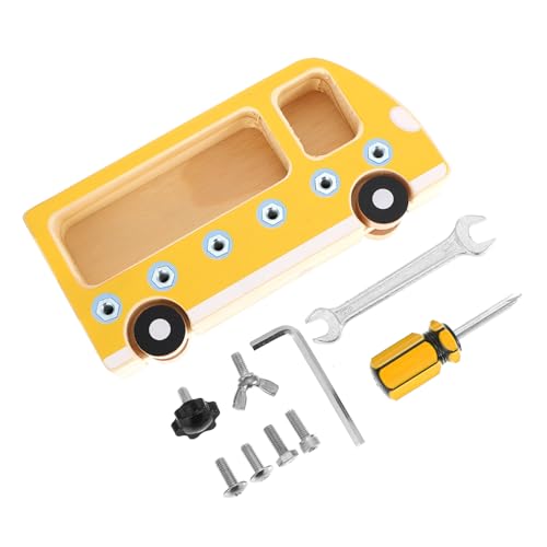 NOLITOY Holz Busy Board mit Schrauben und Muttern Kognitives Lernspielzeug Feinmotorik und Wahrnehmung Montessori Trainingsspiel für Geschicklichkeitsentwicklung NOLITOY Holz Busy Board mit Schrauben und Muttern Kognitives Lernspielzeug Feinmotorik und Wahrnehmung Montessori Trainingsspiel für Geschicklichkeitsentwicklung von NOLITOY