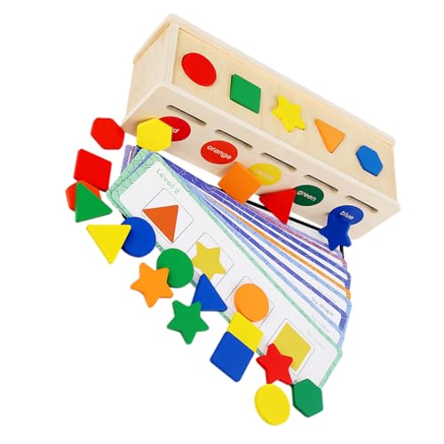 NOLITOY Holz Montessori Spielbox für Kleinkinder Montessori Farb Form sortierspielzeug zur Feinmotorik und Kognition Ab Jahr Pädagogisches Kinderspielzeug NOLITOY Holz Montessori Spielbox für Kleinkinder Montessori Farb Form sortierspielzeug zur Feinmotorik und Kognition Ab Jahr Pädagogisches Kinderspielzeug von NOLITOY