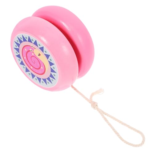 NOLITOY Holz Snail Design Cartoon Tier Fördert Fingerfertigkeit und Hand Auge Koordination Robust Tragbar für Drinnen Süßes Yo Yo für Mädchen und Jungen von NOLITOY