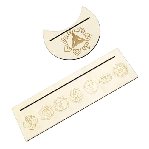 NOLITOY Holz Tarot Kartenhalter Mondphasen Design Handgefertigter Divinations Zubehörständer Leichter und Tragbarer Tarotkarten Halter für Altar Dekoration und Kartenaufbewahrung NOLITOY Holz Tarot Kartenhalter Mondphasen Design Handgefertigter Divinations Zubehörständer Leichter und Tragbarer Tarotkarten Halter für Altar Dekoration und Kartenaufbewahrung von NOLITOY