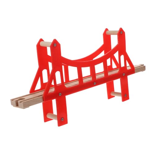NOLITOY Holzbahn Brücke Zugstrecke aus Holz Einfache Montage Fördert Vorstellungskraft und Feinmotorik Geeignet für Bauen von Eisenbahnlandschaften Geschenk für Jungen und Mädchen NOLITOY Holzbahn Brücke Zugstrecke aus Holz Einfache Montage Fördert Vorstellungskraft und Feinmotorik Geeignet für Bauen von Eisenbahnlandschaften Geschenk für Jungen und Mädchen von NOLITOY