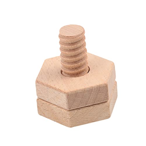 NOLITOY Holzblock Frühes Lernen Kinderspielzeug Schraube passendes passendes Schraubenspielzeug Bauen Streichholzschraube Bauspielzeug hölzern NOLITOY Holzblock Frühes Lernen Kinderspielzeug Schraube passendes passendes Schraubenspielzeug Bauen Streichholzschraube Bauspielzeug hölzern von NOLITOY