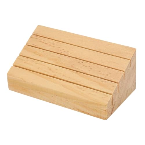 NOLITOY Holzspielkartenhalter Stabiler Kartenständer für Senioren Erwachsene Praktischer Kartenspiel Organizer für Bridge Canasta Spiele von NOLITOY