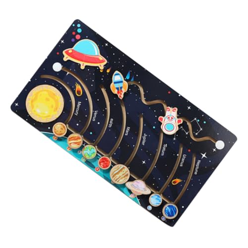 NOLITOY Holzspielzeug Planeten Puzzle Pädagogisches Solar System Lernspielzeug für Fördert Feinmotorik und Praktische Fähigkeiten Interaktives Weltraum Erkundungsspiel NOLITOY Holzspielzeug Planeten Puzzle Pädagogisches Solar System Lernspielzeug für Fördert Feinmotorik und Praktische Fähigkeiten Interaktives Weltraum Erkundungsspiel von NOLITOY